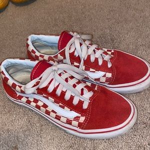 Red & White Checker Vans